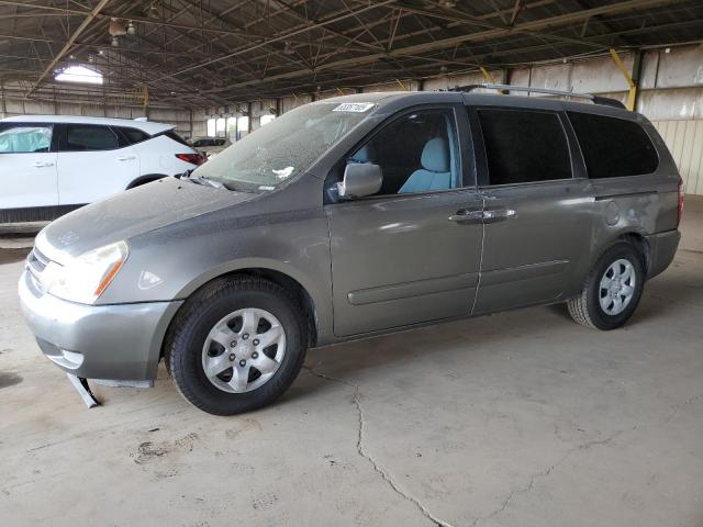KIA SEDONA LX 2010 gray  gas KNDMG4C39A6343432 photo #1