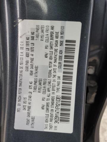 2015 MAZDA 3 GRAND TO 3MZBM1W7XFM218361