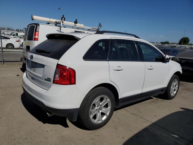 FORD EDGE SEL 2014 white  gas 2FMDK3J95EBA53806 photo #4