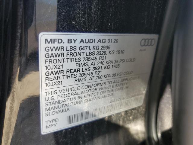 2020 AUDI Q8 PRESTIG WA1CVAF12LD016549