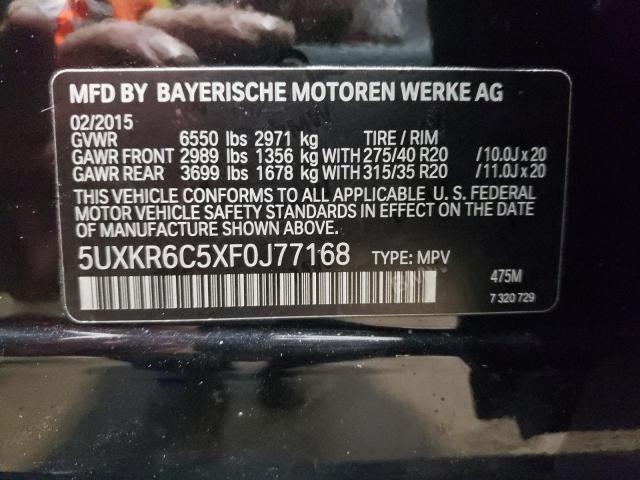 2015 BMW X5 XDRIVE5 5UXKR6C5XF0J77168