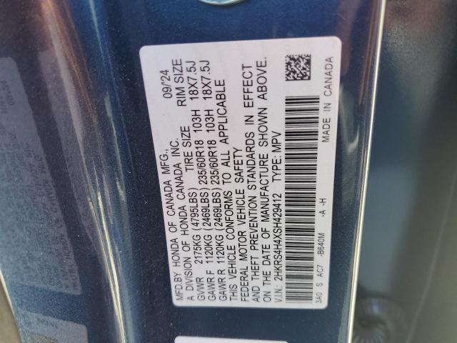 2025 HONDA CR-V EX 2HKRS4H4XSH429412