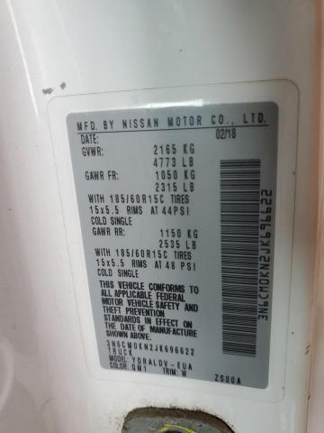 2018 NISSAN NV200 2.5S 3N6CM0KN2JK696622