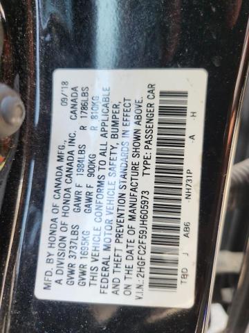 2018 HONDA CIVIC LX 2HGFC2F59JH605973