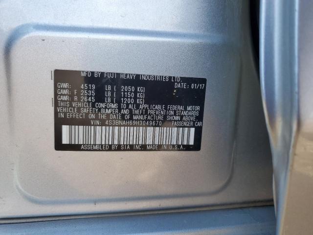 2017 SUBARU LEGACY 2.5 4S3BNAH69H3049670