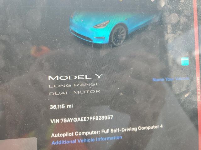 2023 TESLA MODEL Y 7SAYGAEE7PF828957
