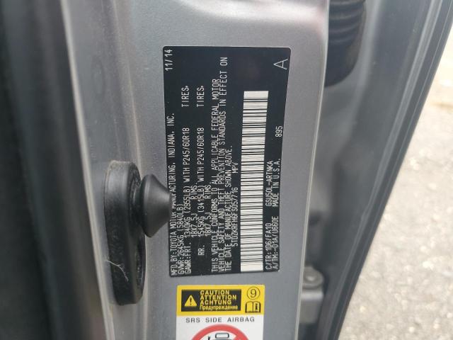 2015 TOYOTA HIGHLANDER - 5TDZKRFH6FS057716