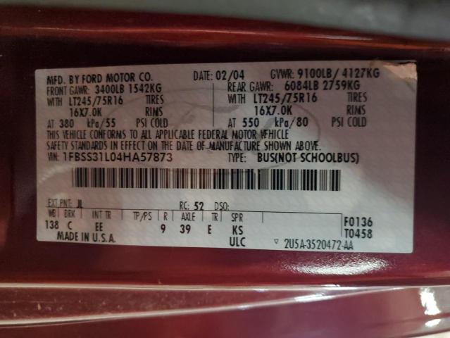 2004 FORD ECONOLINE #3261948481