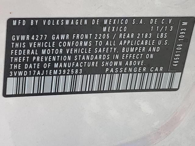 2014 VOLKSWAGEN JETTA SE - 3VWD17AJ1EM392583