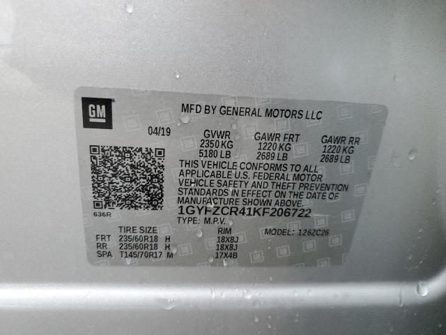 2019 CADILLAC XT4 PREMIU 1GYFZCR41KF206722