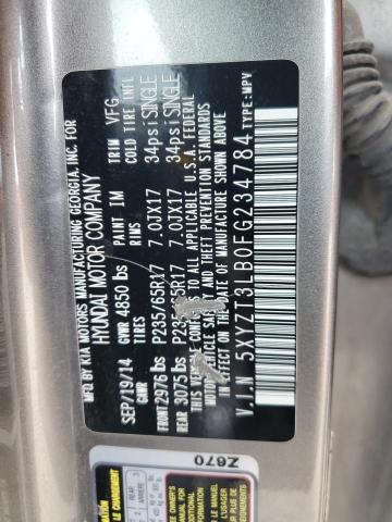 2015 HYUNDAI SANTA FE S 5XYZT3LB0FG234784