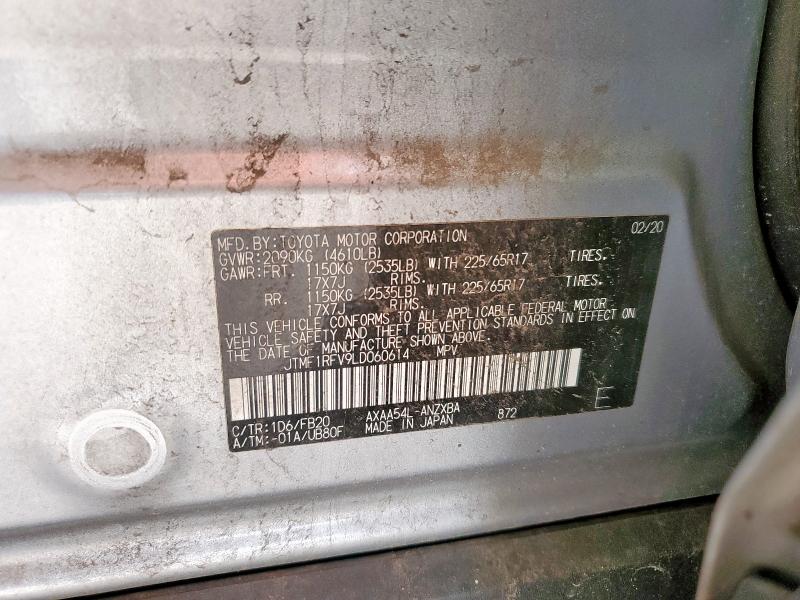 2020 TOYOTA RAV4 LE - JTMF1RFV9LD060614