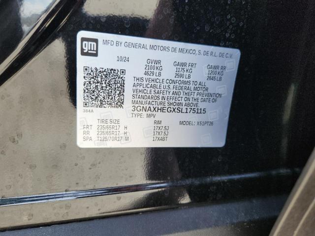 2025 CHEVROLET EQUINOX LT - 3GNAXHEGXSL175115