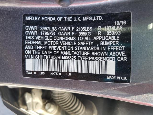 2017 HONDA CIVIC EX SHHFK7H56HU406325