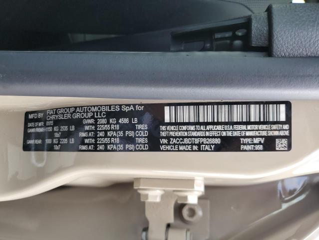 2015 JEEP RENEGADE L ZACCJBDT8FPB26880