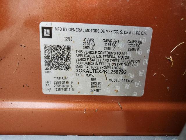 2019 GMC TERRAIN SL - 3GKALTEX2KL258792