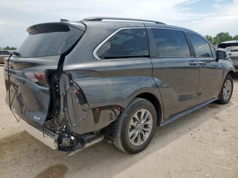 TOYOTA SIENNA XLE 2025 gray  Hybrid 5TDJRKEC0SS241548 photo #4