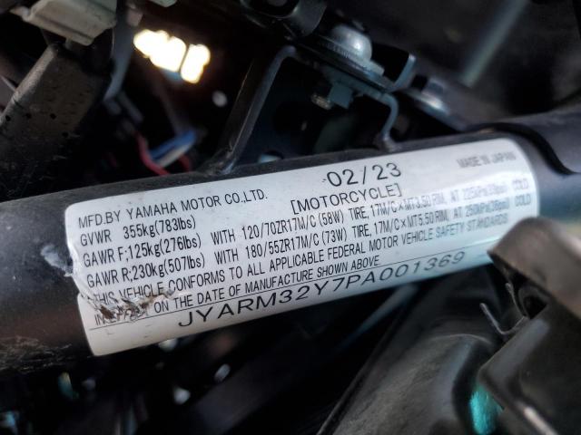 2023 YAMAHA MT07 C JYARM32Y7PA001369