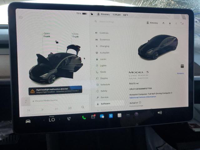 2021 TESLA MODEL 3 5YJ3E1EB9MF877155