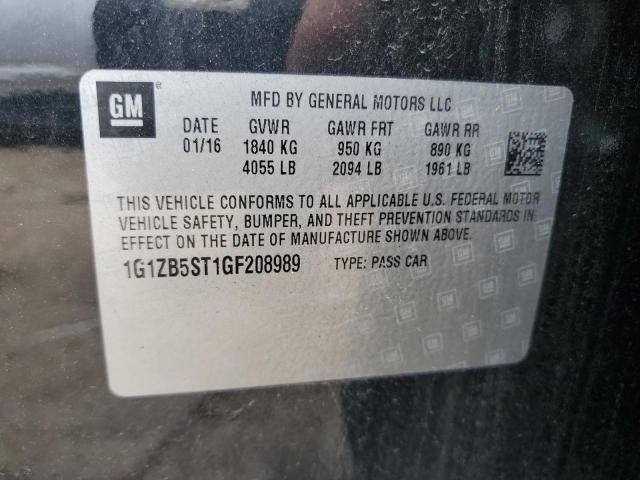 2016 CHEVROLET MALIBU LS 1G1ZB5ST1GF208989