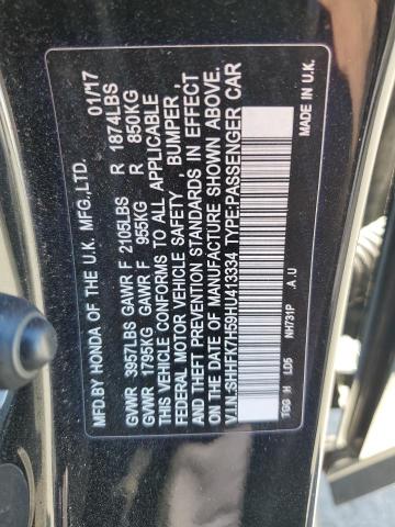 2017 HONDA CIVIC EX SHHFK7H59HU413334