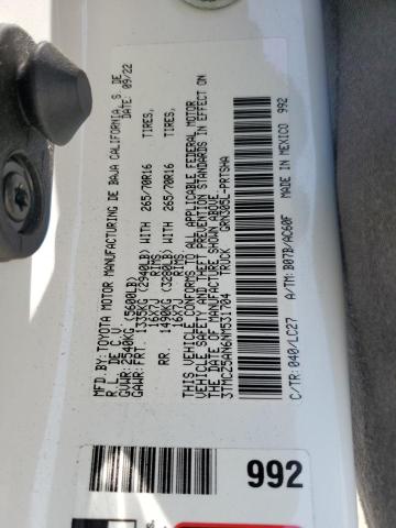 2022 TOYOTA TACOMA DOU - 3TMCZ5AN6NM531704