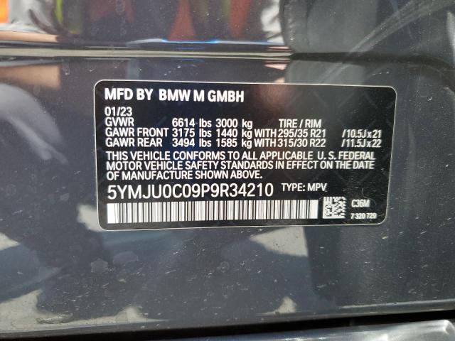 2023 BMW X5 M 5YMJU0C09P9R34210