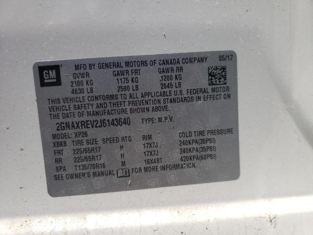 2018 CHEVROLET EQUINOX LS - 2GNAXREV2J6143640