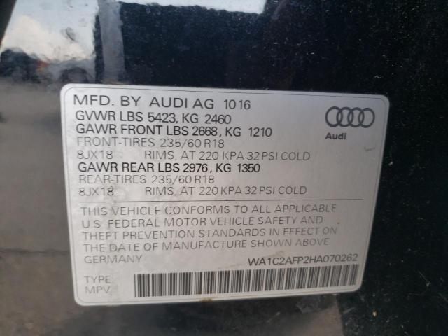 2017 AUDI Q5 PREMIUM WA1C2AFP2HA070262