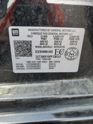 2023 GMC SIERRA K25 1GT19REY6PF136119