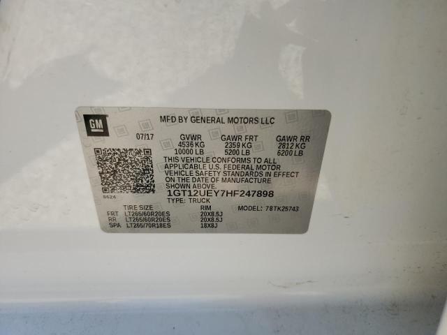 2017 GMC SIERRA K25 1GT12UEY7HF247898