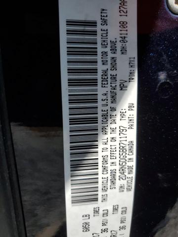 2011 DODGE GRAND CARA - 2D4RN5DG5BR711797