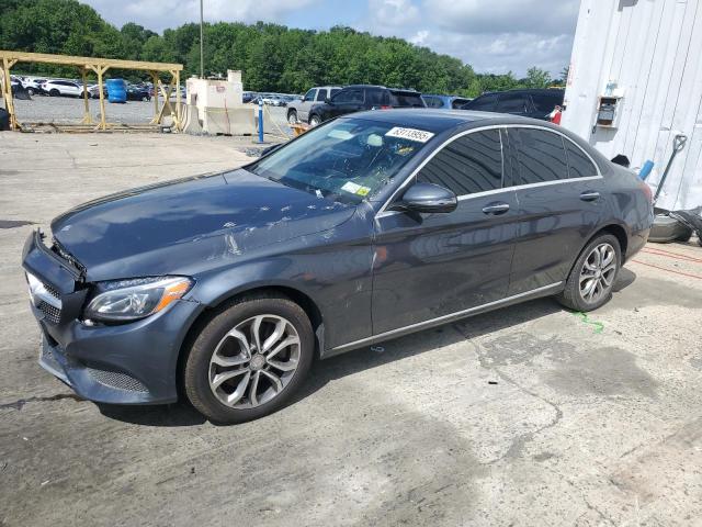 MERCEDES-BENZ C 300 4MAT 2016 gray sedan 4d gas 55SWF4KB9GU162993 photo #1