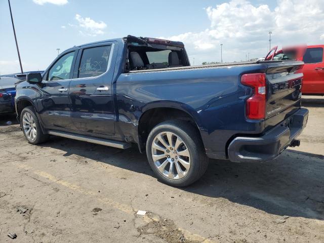 CHEVROLET SILVERADO 2022 blue  gas 1GCUYHED4NZ235024 photo #3