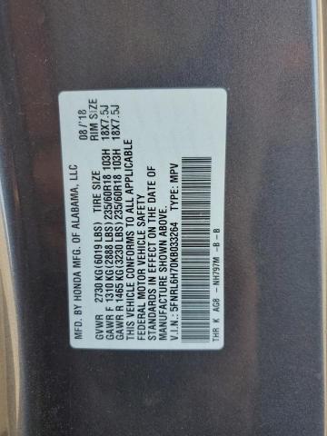 2019 HONDA ODYSSEY EX - 5FNRL6H70KB033264