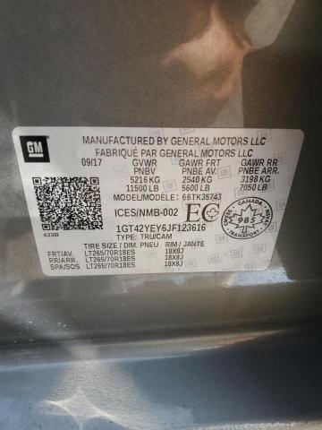 2018 GMC SIERRA K35 1GT42YEY6JF123616