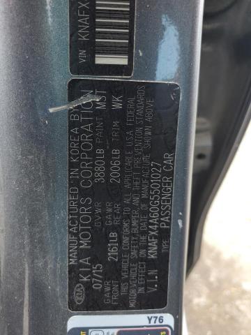 2016 KIA FORTE LX KNAFX4A60G5501027