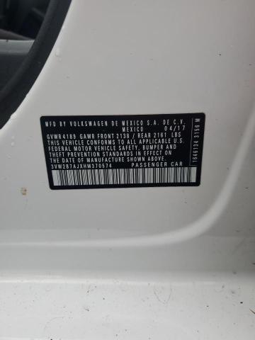 2017 VOLKSWAGEN JETTA S 3VW2B7AJXHM370574