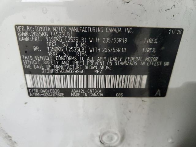 2017 TOYOTA RAV4 SE 2T3NFREV3HW329960