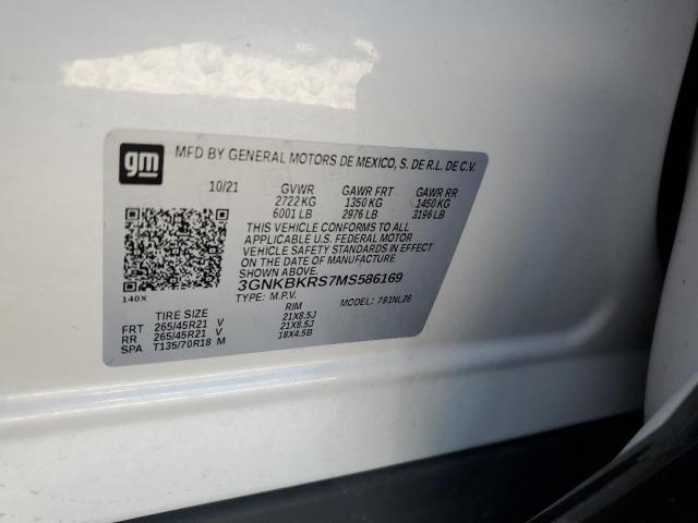 2021 CHEVROLET BLAZER RS 3GNKBKRS7MS586169