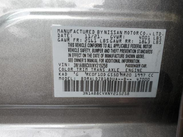 2022 NISSAN SENTRA SV 3N1AB8CVXNY215258
