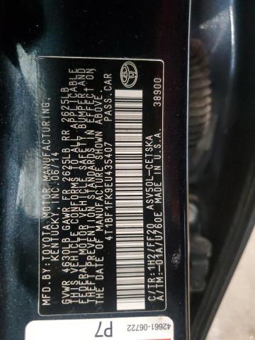 2014 TOYOTA CAMRY L - 4T1BF1FK9EU435407