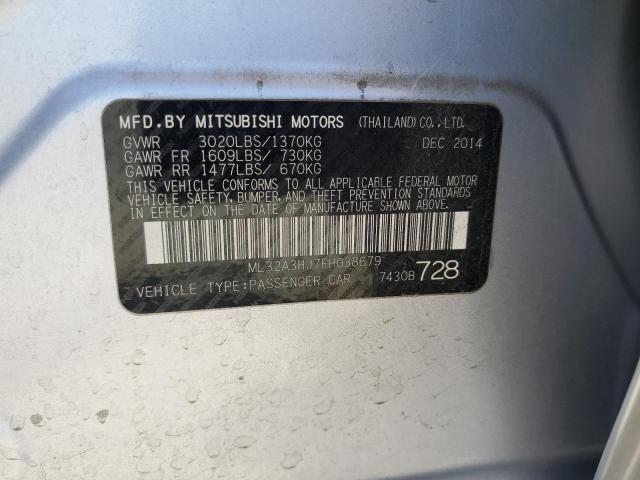 2015 MITSUBISHI MIRAGE DE ML32A3HJ7FH038679