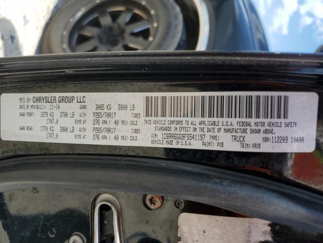 2015 RAM 1500 SLT - 1C6RR6GG9FS541197