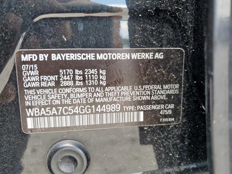 2016 BMW 528 XI WBA5A7C54GG144989