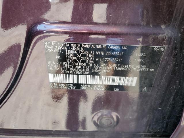 2016 TOYOTA RAV4 LE - 2T3BFREV3GW513040