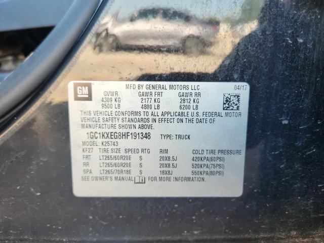 2017 CHEVROLET SILVERADO - 1GC1KXEG8HF191348