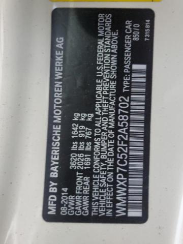 2015 MINI COOPER S WMWXP7C52F2A58702