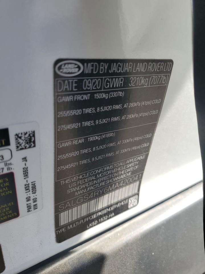 LAND ROVER RANGE ROVER HSE