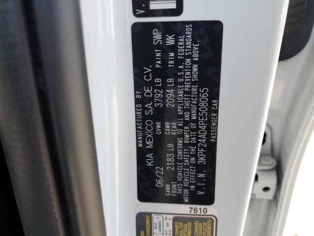 2023 KIA FORTE LX 3KPF24AD4PE508065